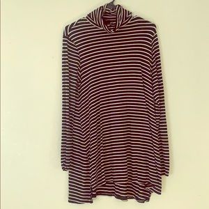 Long sleeve turtle neck black & white dress target